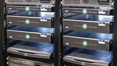 Boîtier de serveur Web informatique galvanisé rigide